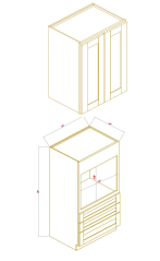 OVEN CABINETS - Sage Green