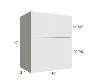 MICROWAVE WALL CABINET - Grigio Gloss