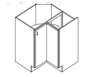 LAZY SUSAN - Escada Gray