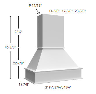 WOOD HOODS - SIGNATURE HOOD - Luna Indigo