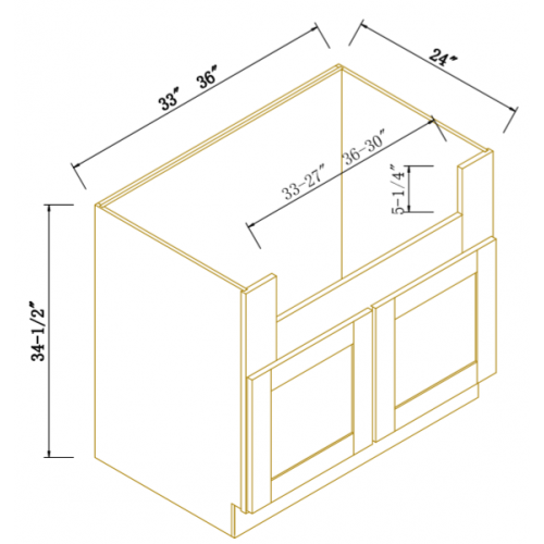 FARM SINK BASES - Escada White