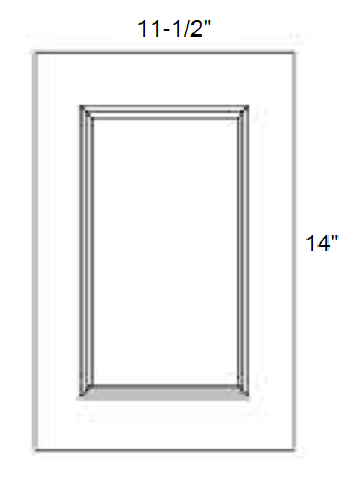 SAMPLE DOOR - Franklin Grey