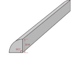 QUARTER ROUND MOLDING - Thielsen Espresso