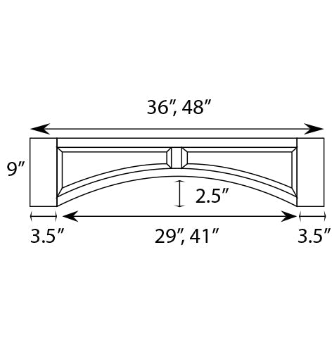 ARCHED-RAISED PANEL - Arlington Oatmeal