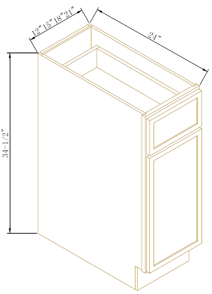 SINGLE DOOR BASES - Newtown Oak