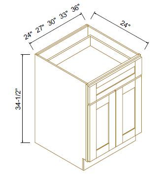 DOUBLE DOOR BASES - Escada White