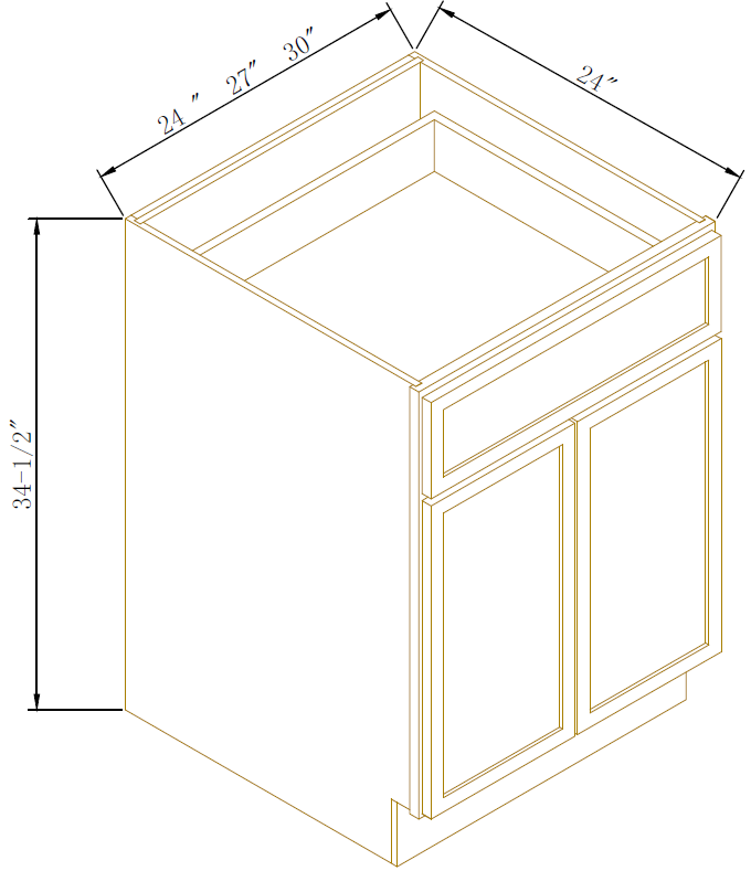 DOUBLE DOOR BASES - Newtown Black