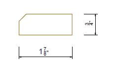 COUNTER TOP MOLDING - Escada White