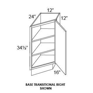 BASE TRANSITIONAL CABINET  Fabuwood Luna Timber 