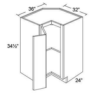 EASY REACH CABINET Fabuwood Galaxy Nickel