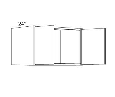 REFRIGIRATOR WALL CABINETS - 24" DEEP  Fabuwood Luna Kona