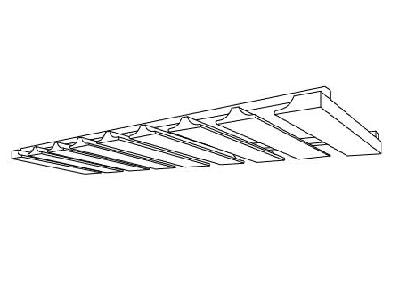 STEMWARE RACK Fabuwood Metro Mist