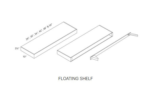 FLOATING SHELF - Luna Dove