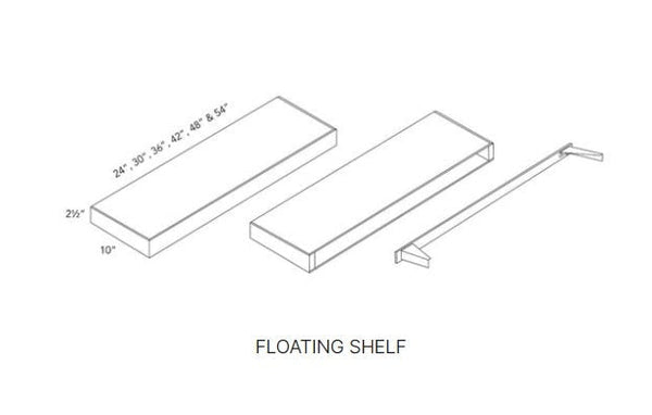 FLOATING SHELF - Galaxy Indigo