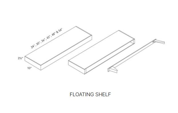 FLOATING SHELF - Fusion Oyster