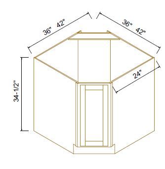 DIAGONAL SINK BASE - Escada Vintage