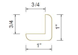 OUTSIDE CORNER MOLDING - Escada Dove