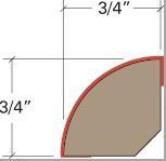 QUARTER ROUND MOLDING - Franklin White 