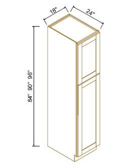 TALL PANTRY - SINGLE DOOR - Escada Vintage