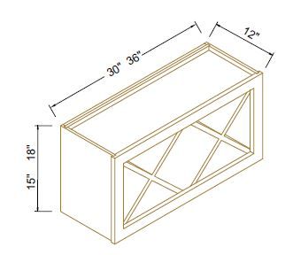 WINE RACK WITH X DIVIDER CUBE INSERT - Newtown Oak